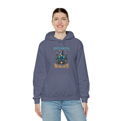 Birth Centers Make Birth Better - Butterfly Hoodie Sweatshirt