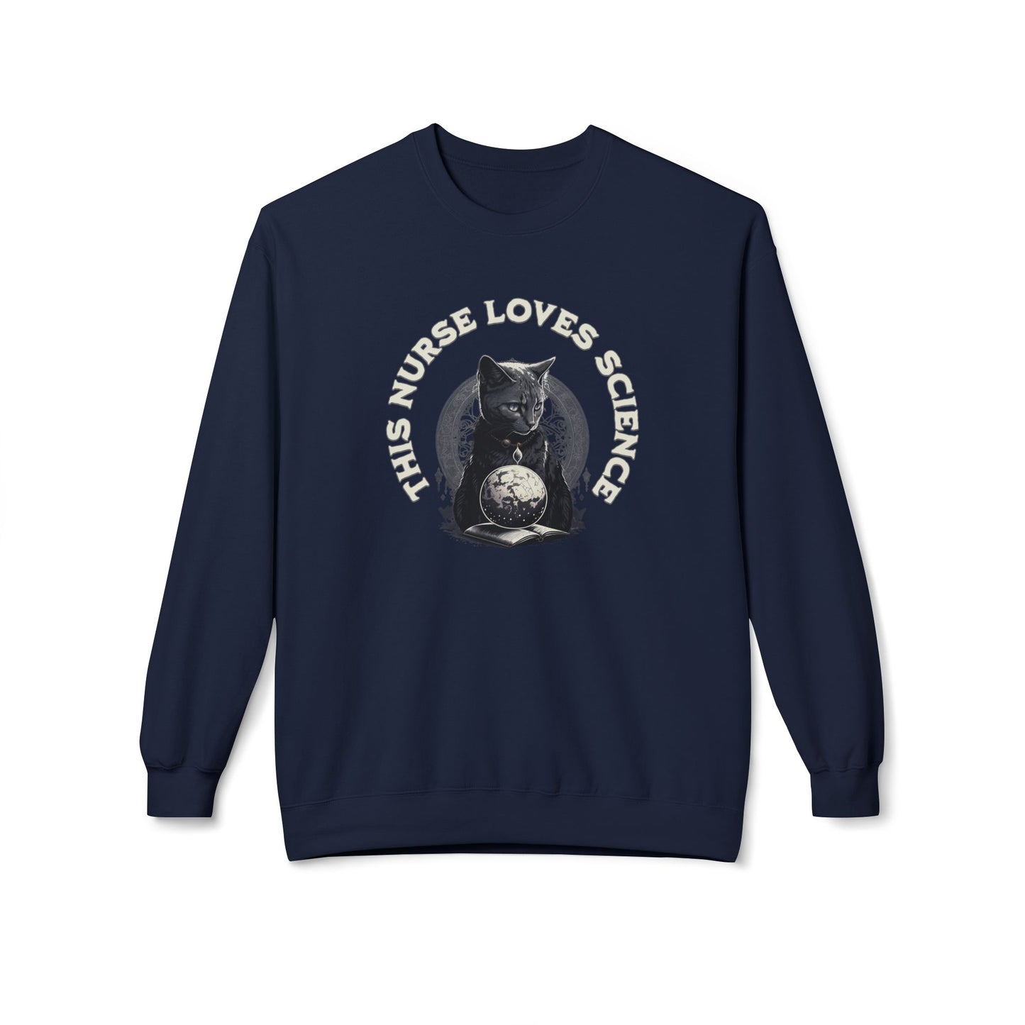 This Nurse Loves Science Cat Sweatshirt