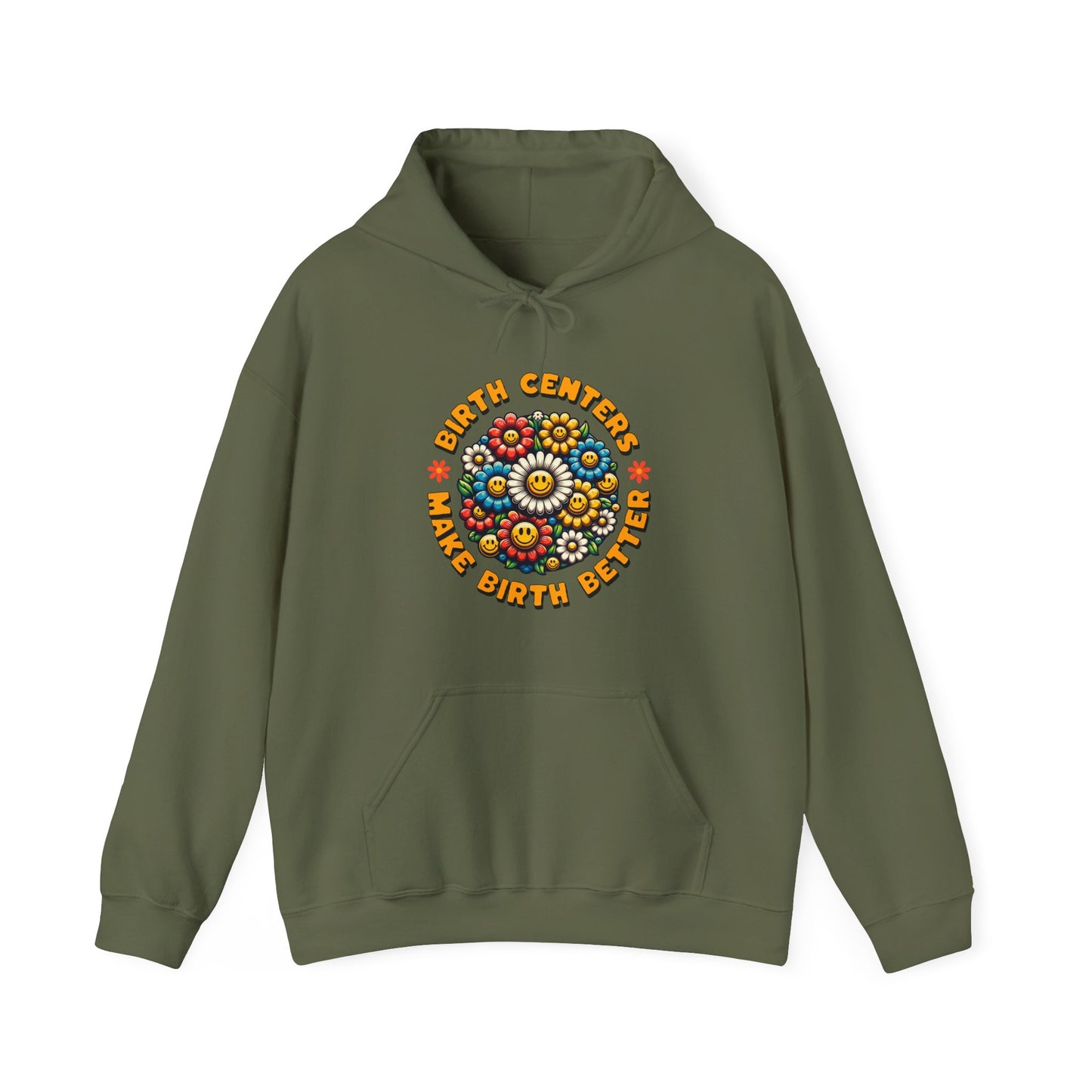 Birth Centers Make Birth Better - Bloom Hoodie Sweatshirt