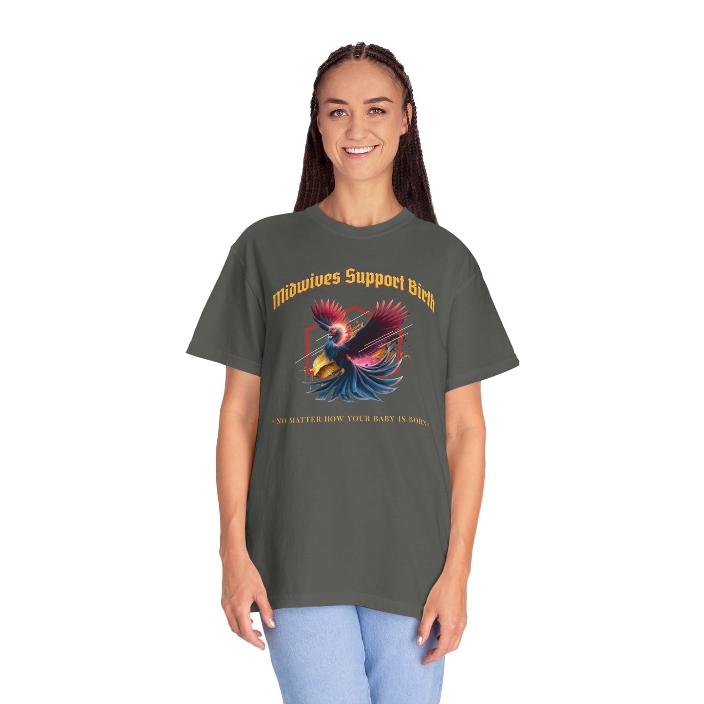 Midwives Support Birth Phoenix Midwife T-shirt