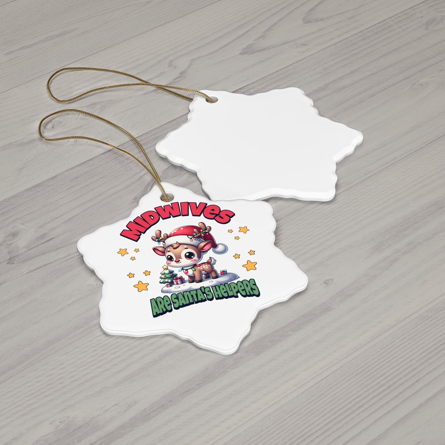 Midwives Are Santa's Helpers Ornament