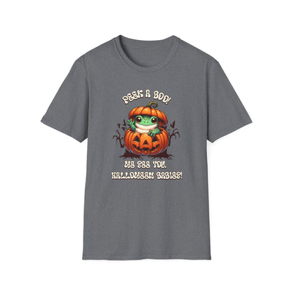 Peek a Boo We See You Halloween T-Shirt for All Birth Workers