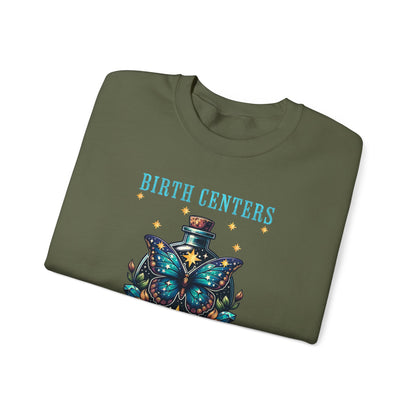 Birth Centers Make Birth Better Butterfly Sweatshirt