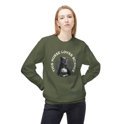 This Nurse Loves Science Cat Sweatshirt