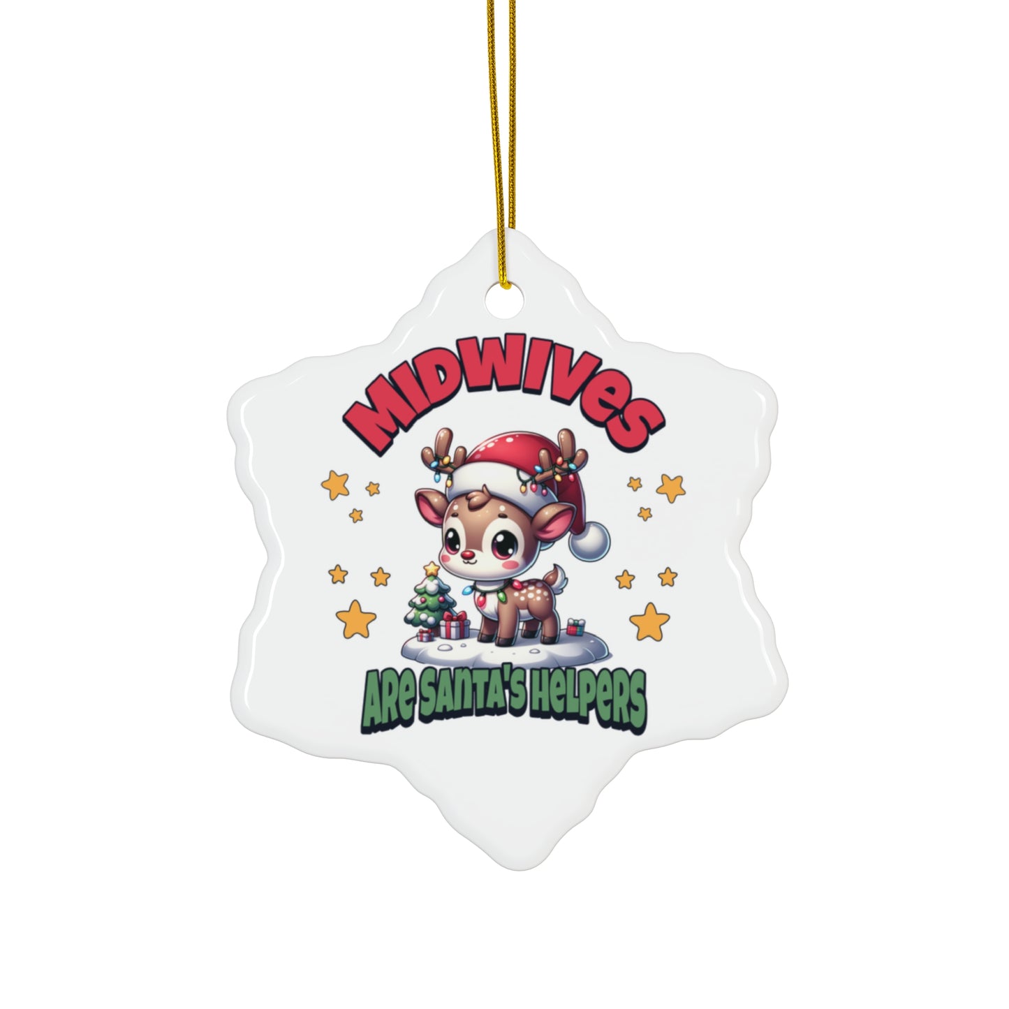 Midwives Are Santa's Helpers Ornament