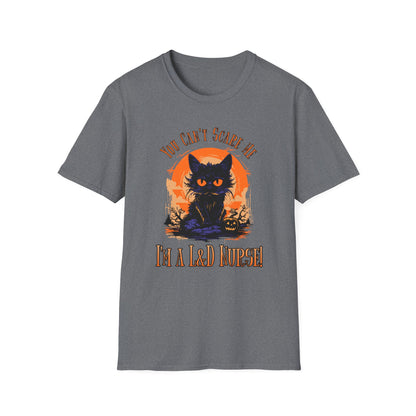 L&D Nurse Halloween T-Shirt Can't Scare Me Black Cat