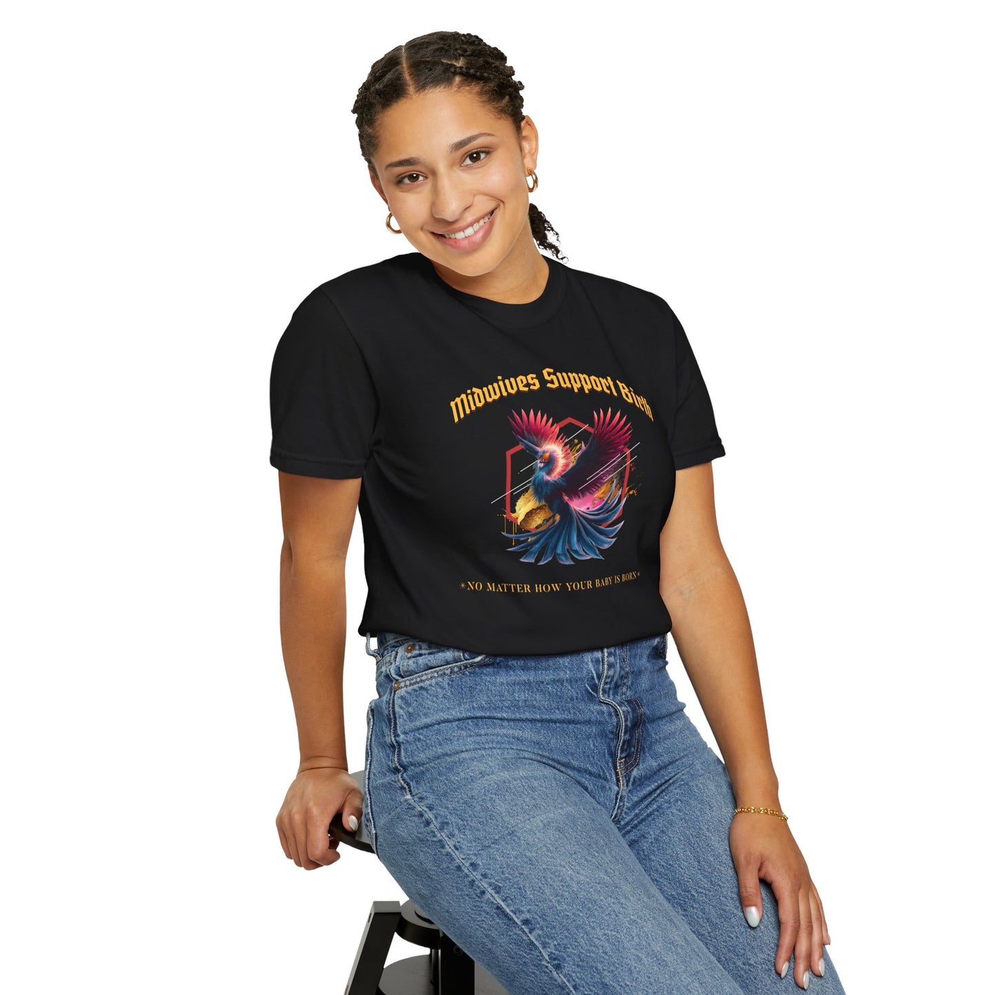 Midwives Support Birth Phoenix Midwife T-shirt