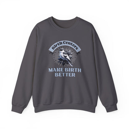 Birth Centers Make Birth Better Banner Sweatshirt