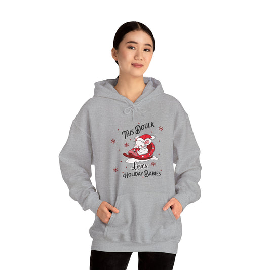 Doula Loves Holiday Babies Sleigh / Hoodie Sweatshirt