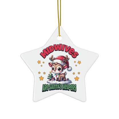 Midwives Are Santa's Helpers Ornament