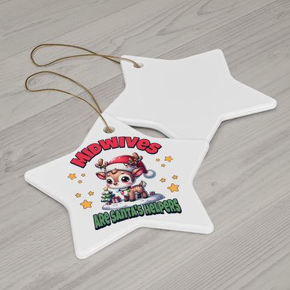 Midwives Are Santa's Helpers Ornament