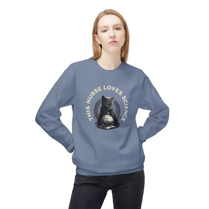 This Nurse Loves Science Cat Sweatshirt