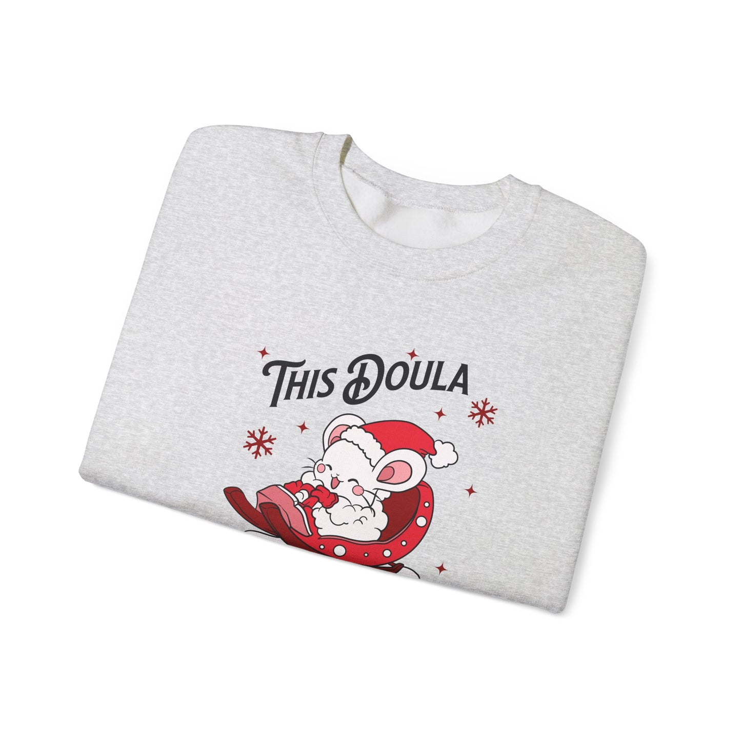 Doula Loves Holiday Babies Sleigh Sweatshirt