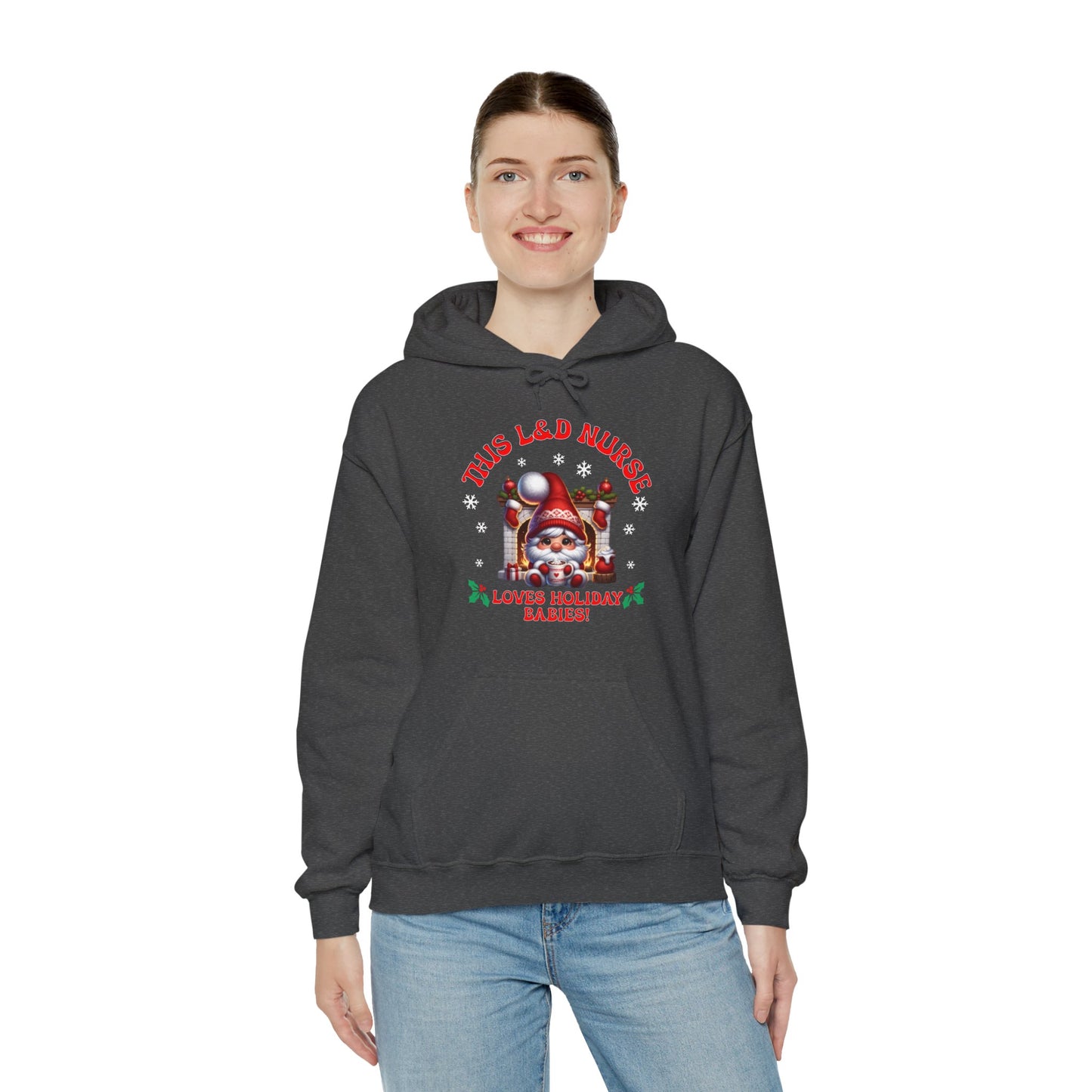 L&D Nurse Loves Holiday Babies Hoodie Sweatshirt