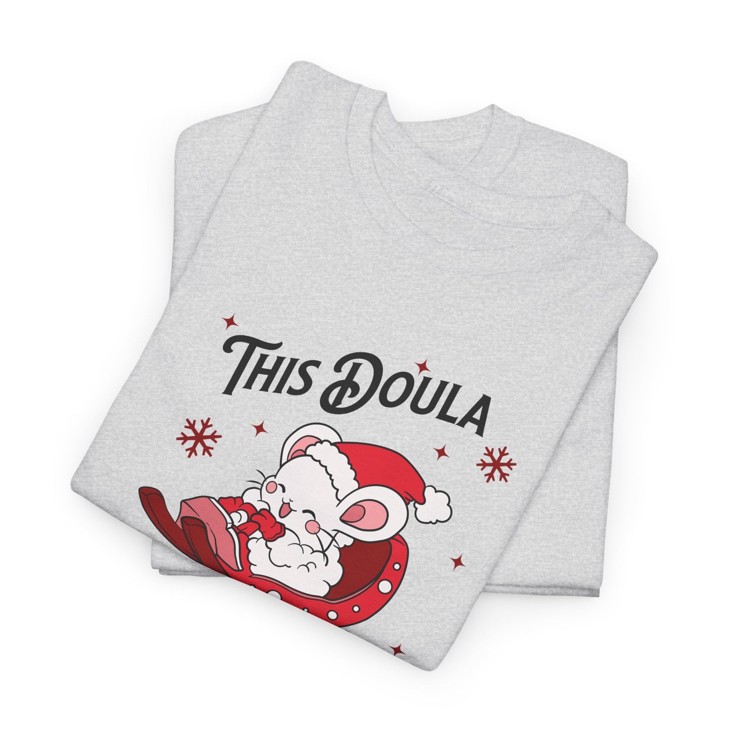 Doula Loves Holiday Babies Sleigh T-shirt