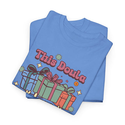 Doula Loves Holiday Spirit Groovy Gifts T-shirt