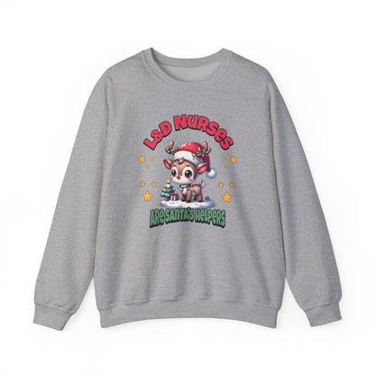 L&D Nurses Are Santa's Helpers Sweatshirt