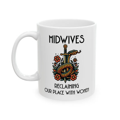 Reclaiming Our Place With Women Healing Snake Midwife Mug