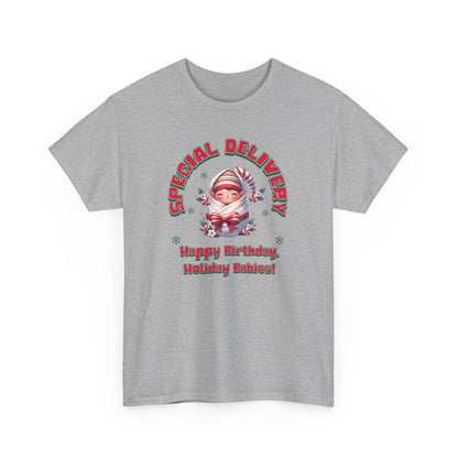 Special Delivery Holiday Babies Elf T-shirt