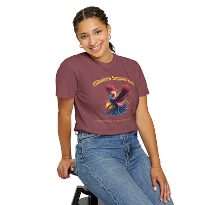 Midwives Support Birth Phoenix Midwife T-shirt