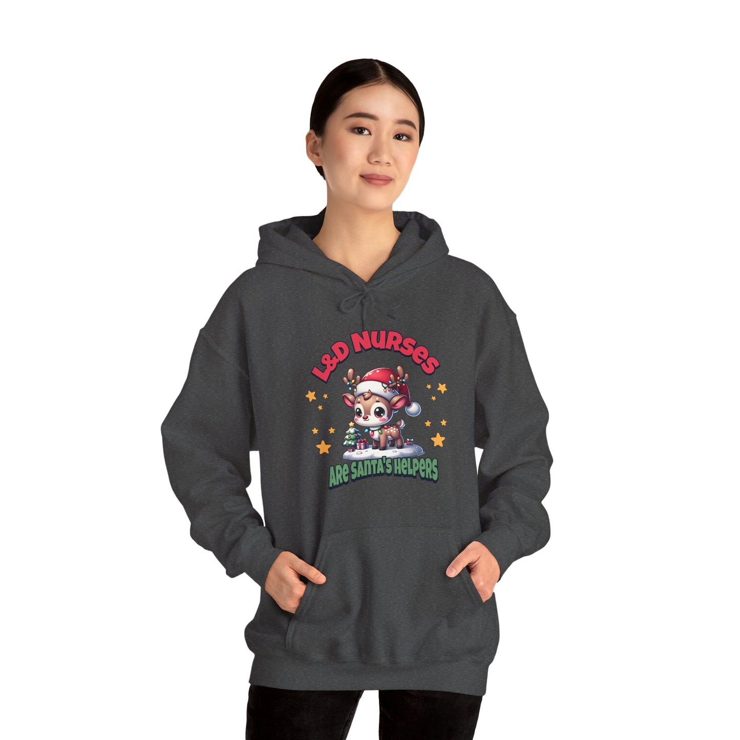 L&D Nurses Are Santa's Helpers Hoodie Sweatshirt