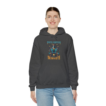 Birth Centers Make Birth Better - Butterfly Hoodie Sweatshirt