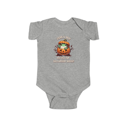 Halloween Onesie Peek a Boo We See You Baby Frog