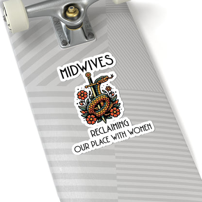 Midwives Reclaiming Our Place With Women Healing Snake Midwife Sticker