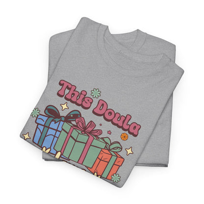 Doula Loves Holiday Spirit Groovy Gifts T-shirt