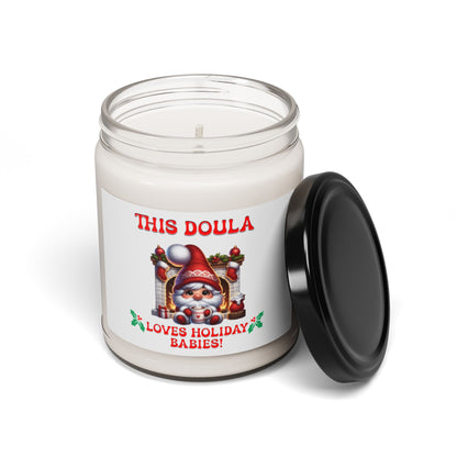 Doula Loves Holiday Babies /  Soy Candle