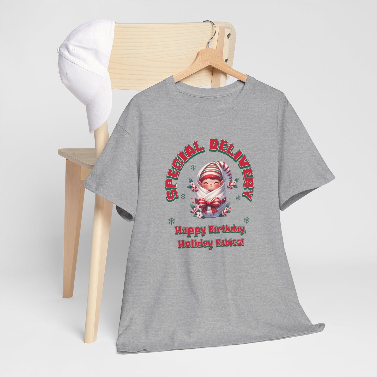 Special Delivery Holiday Babies Elf T-shirt