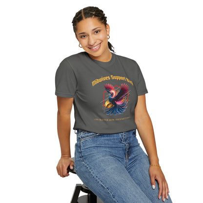 Midwives Support Birth Phoenix Midwife T-shirt