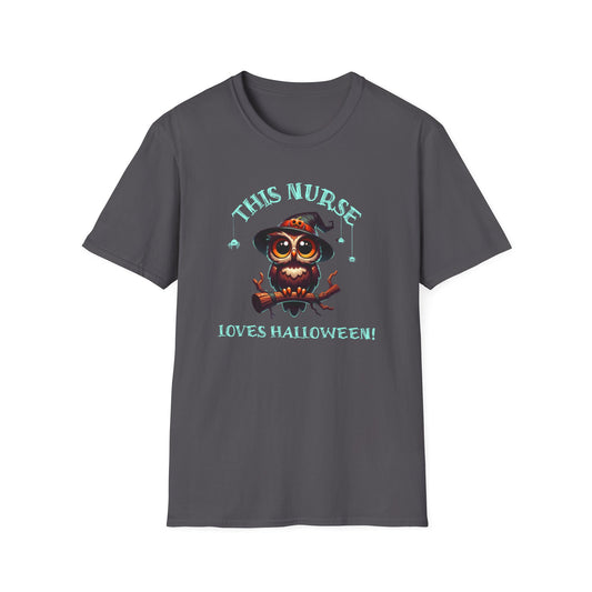 Halloween Nurse T-Shirt This Nurse Loves Halloween
