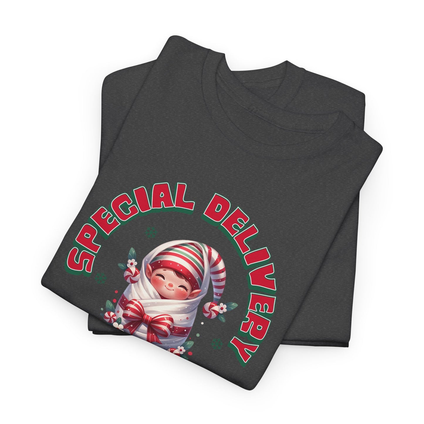 Special Delivery Holiday Babies Elf T-shirt