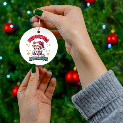 Midwives Are Santa's Helpers Ornament