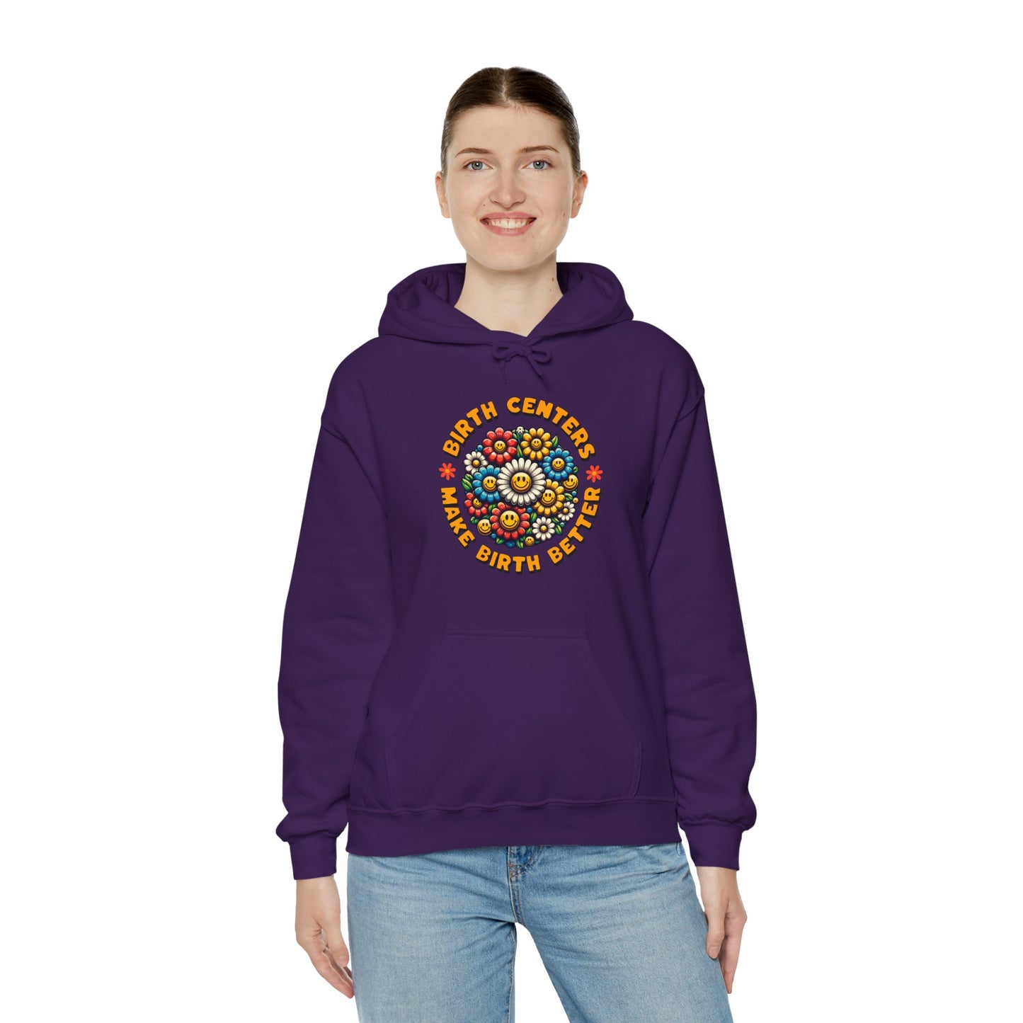 Birth Centers Make Birth Better - Bloom Hoodie Sweatshirt