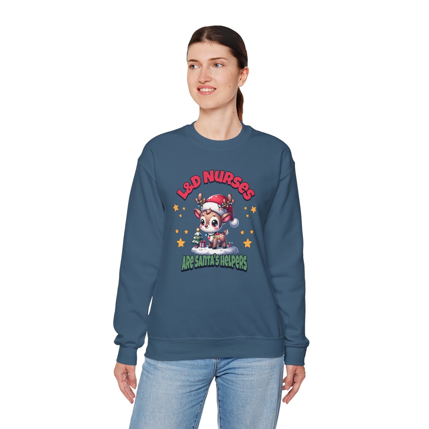 L&D Nurses Are Santa's Helpers Sweatshirt