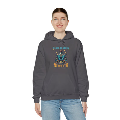 Birth Centers Make Birth Better - Butterfly Hoodie Sweatshirt