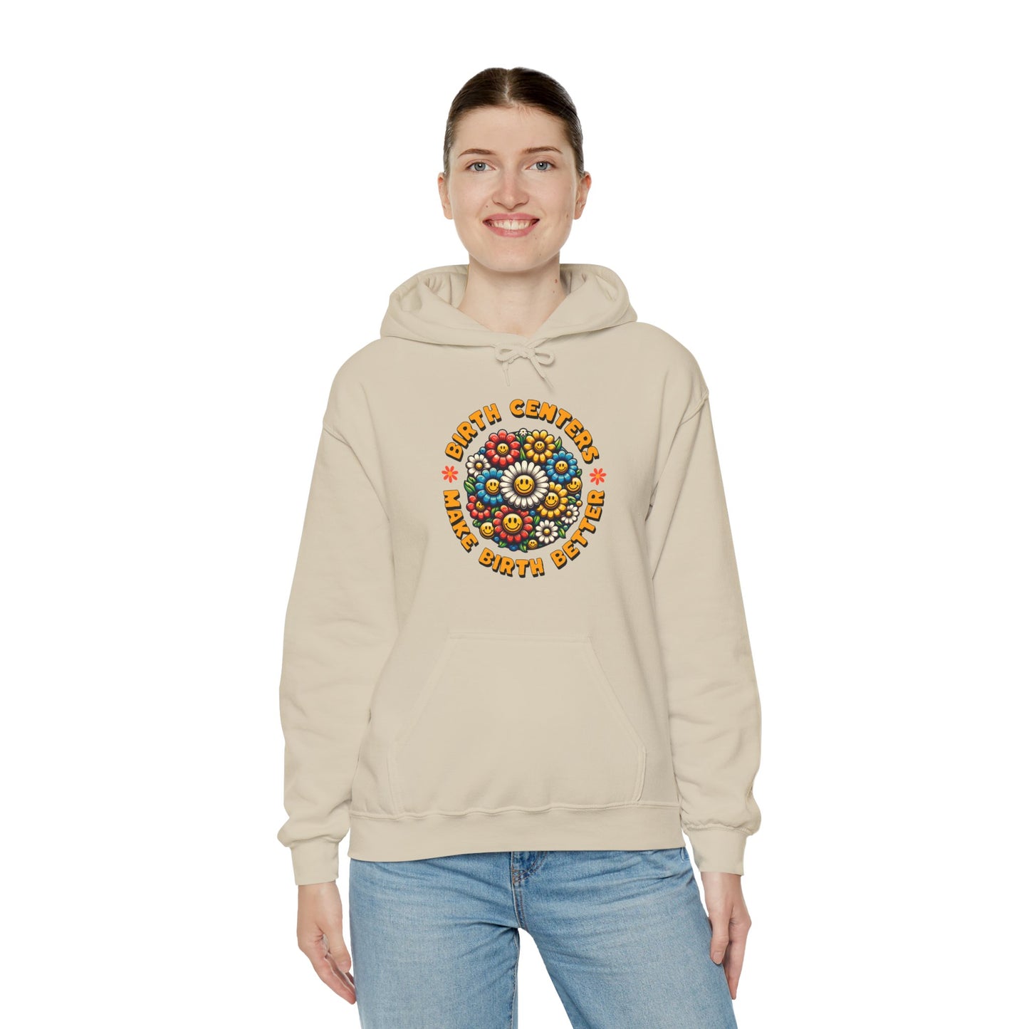 Birth Centers Make Birth Better - Bloom Hoodie Sweatshirt