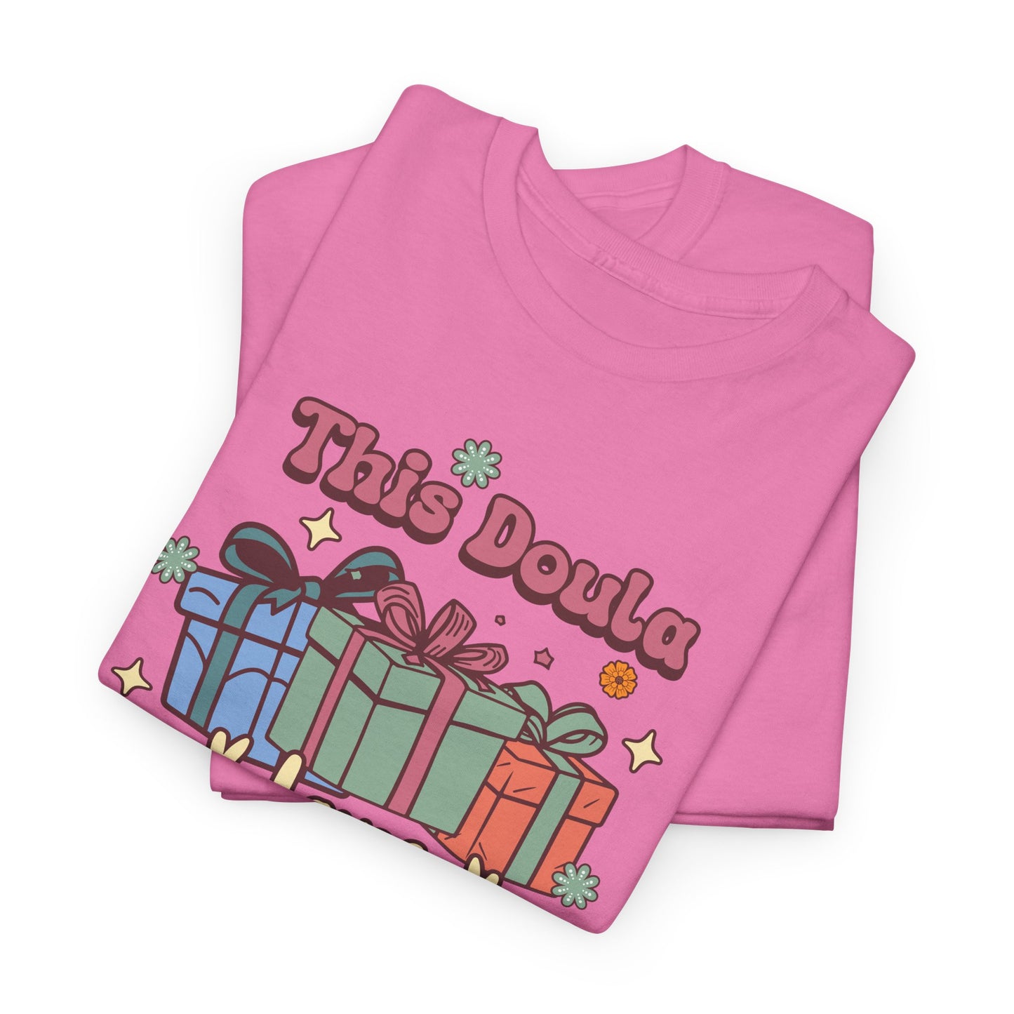 Doula Loves Holiday Spirit Groovy Gifts T-shirt