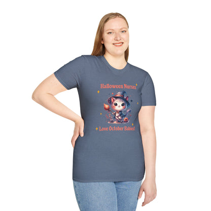Halloween Nurse T-Shirt Halloween Nurses Love October Babies