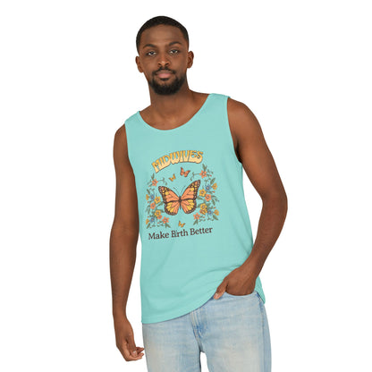 Midwives Make Birth Better Butterfly Tank Top