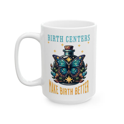 Birth Centers Make Birth Better Butterfly Mug