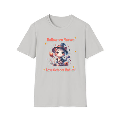 Halloween Nurse T-Shirt Halloween Nurses Love October Babies