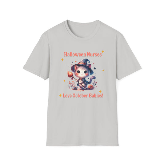 Halloween Nurse T-Shirt Halloween Nurses Love October Babies