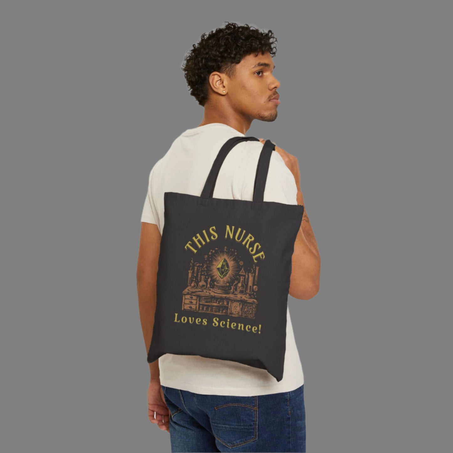 This Nurse Loves Science Tote Bag