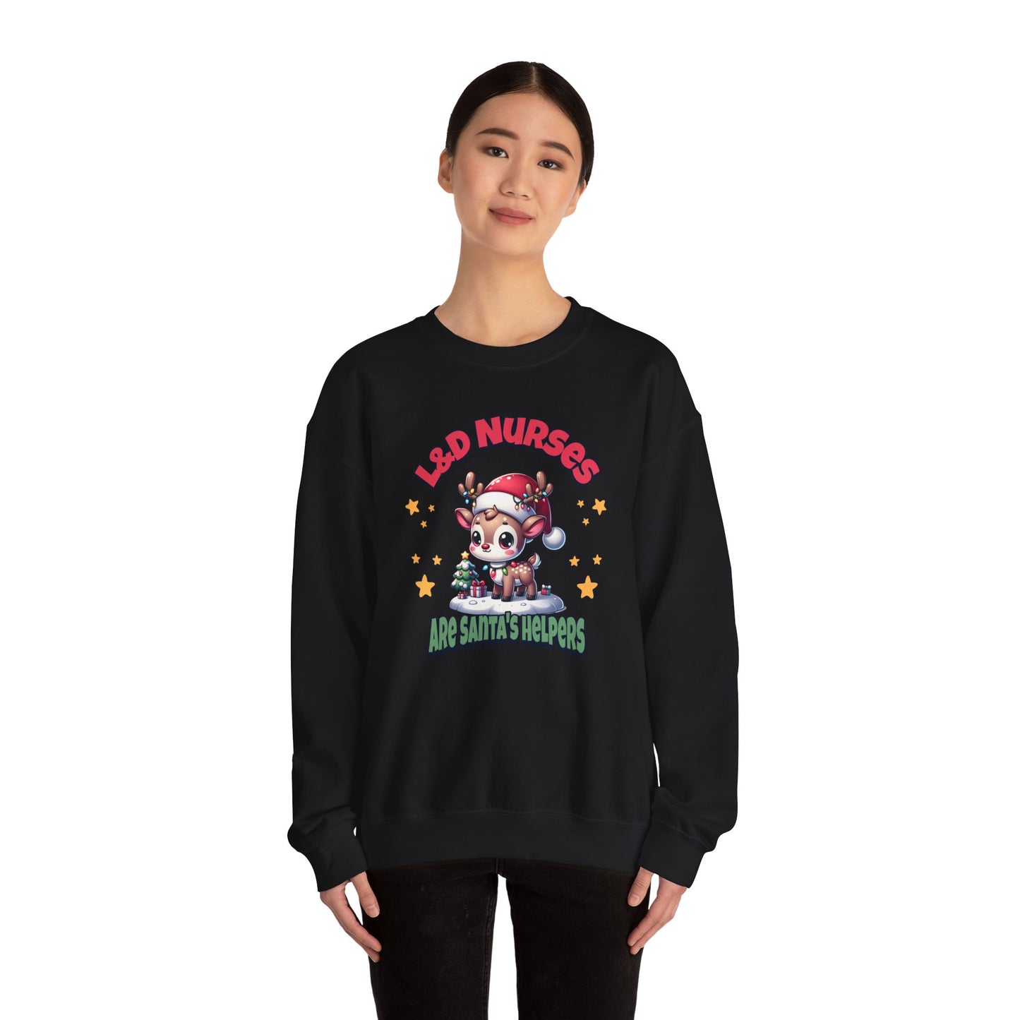 L&D Nurses Are Santa's Helpers Sweatshirt