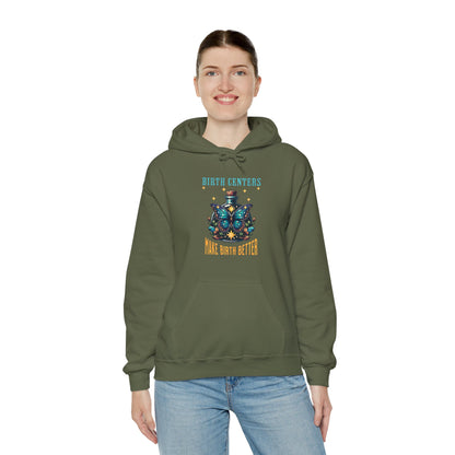 Birth Centers Make Birth Better - Butterfly Hoodie Sweatshirt