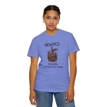 Reclaiming Our Place With Women Healing Snake Midwife T-shirt