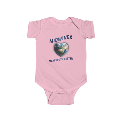 Midwives Make Birth Better - World / Baby and Toddler Onesie